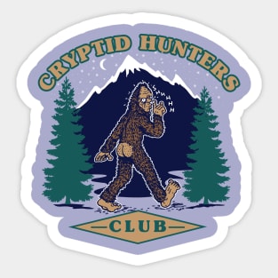Cryptid Hunter's Club Sticker